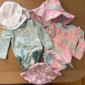 Caden Lane swimsuits and hat, plus other goodies